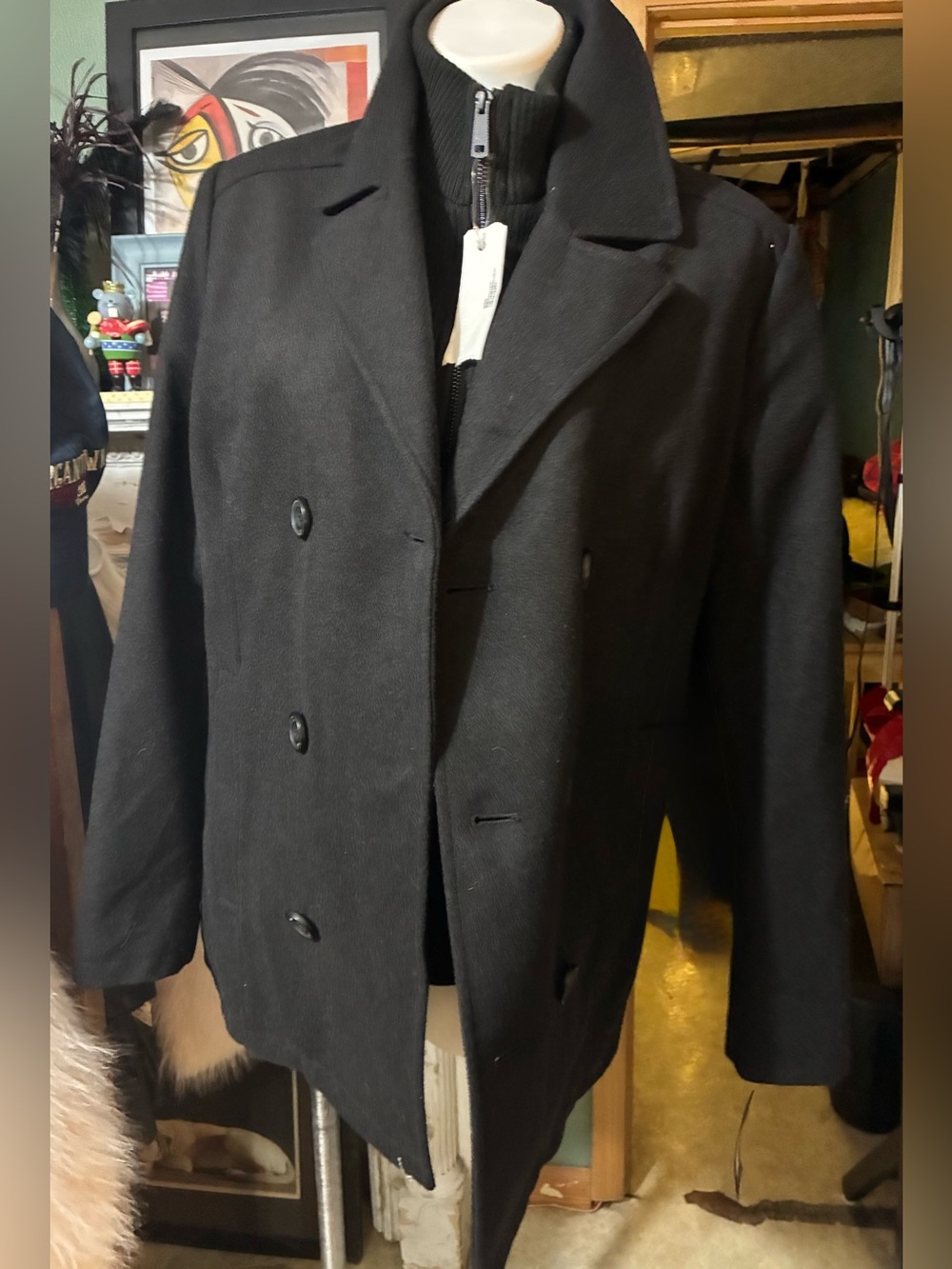 Men’s Kenneth Cole Peacoat-S NWT